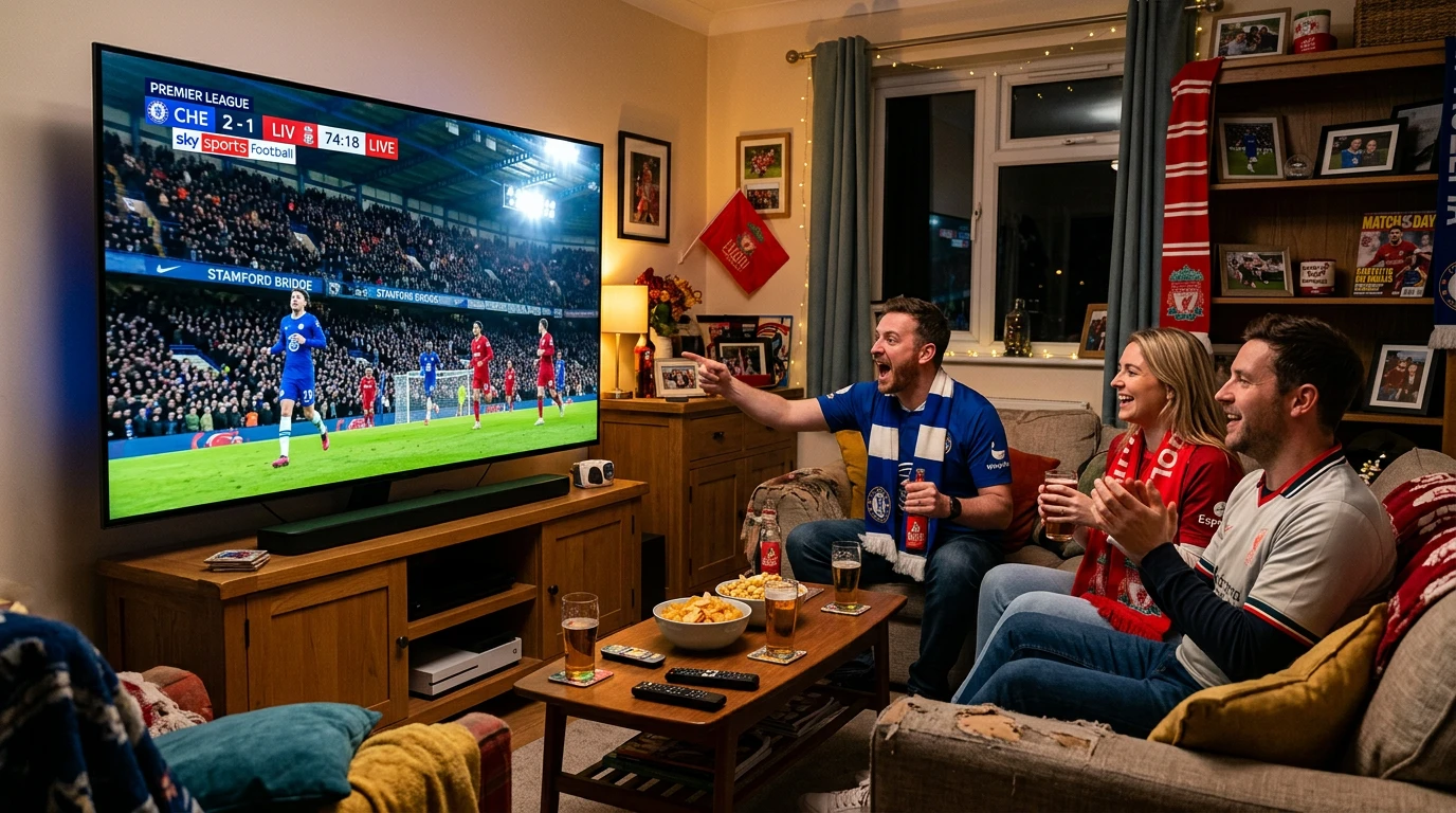 IPTV live TV UK – live Premier League match streaming on smart TV